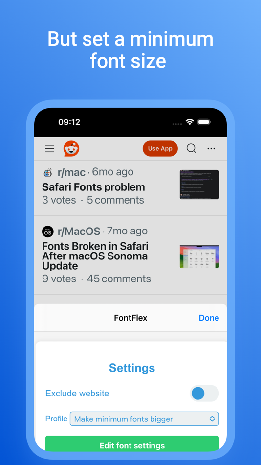 #6. Any Font for Safari - FontFlex (macOS) 게시자: Sufiyan Yasa
