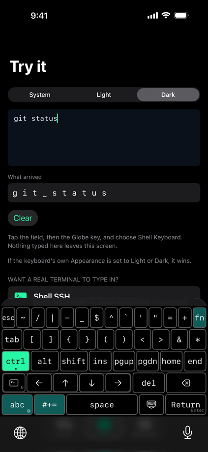 Shell Keyboard 的 App Store 截图 4