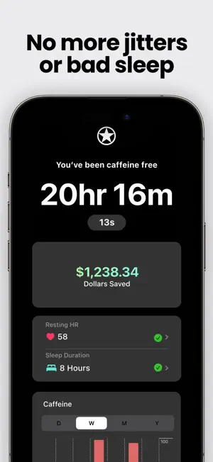 Decaf AI: Caffeine Tracker screenshot 4
