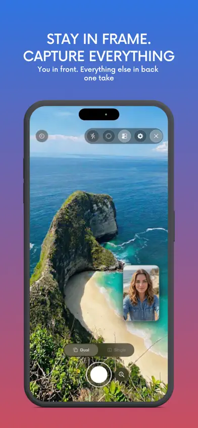OneTake: Dual Camera Recorder screenshot 2