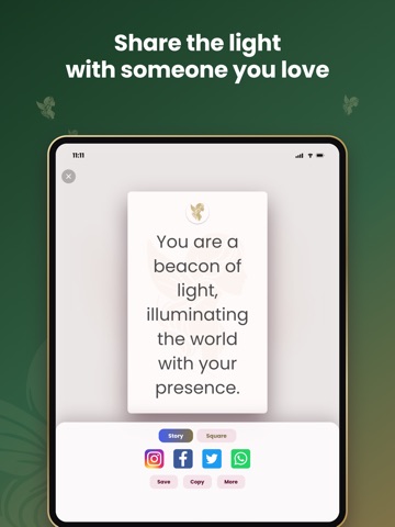 Divine: Daily Angel Messages iPad screenshot