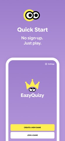 EazyQuizy: Trivia for Friends iPhone screenshot