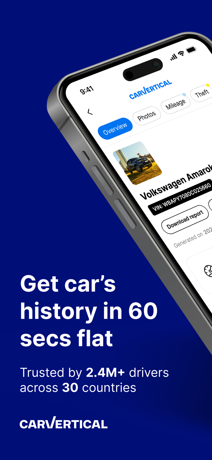 carVertical: Check Car History screenshot 1