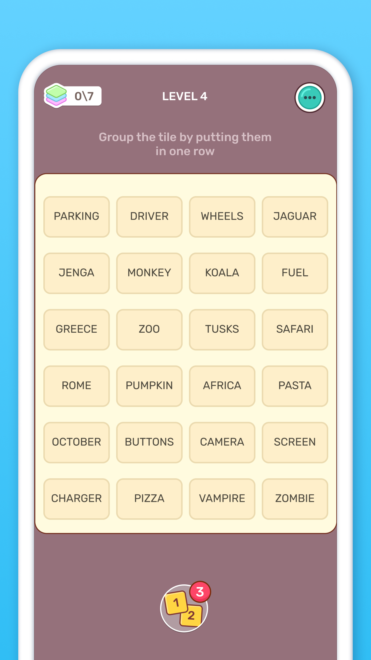 Connect Word Association Game screenshot 1