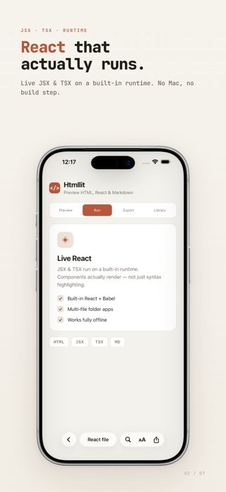 Htmllit - HTML Preview, Viewer Screenshot 3 of 7