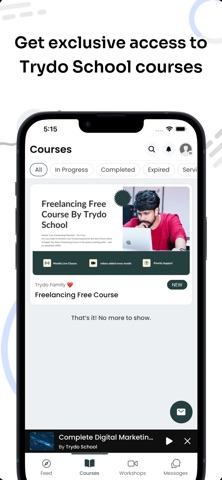 Trydo School iPhone screenshot