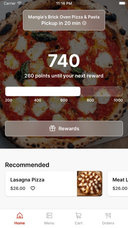 Mangia's Pizza & Pasta