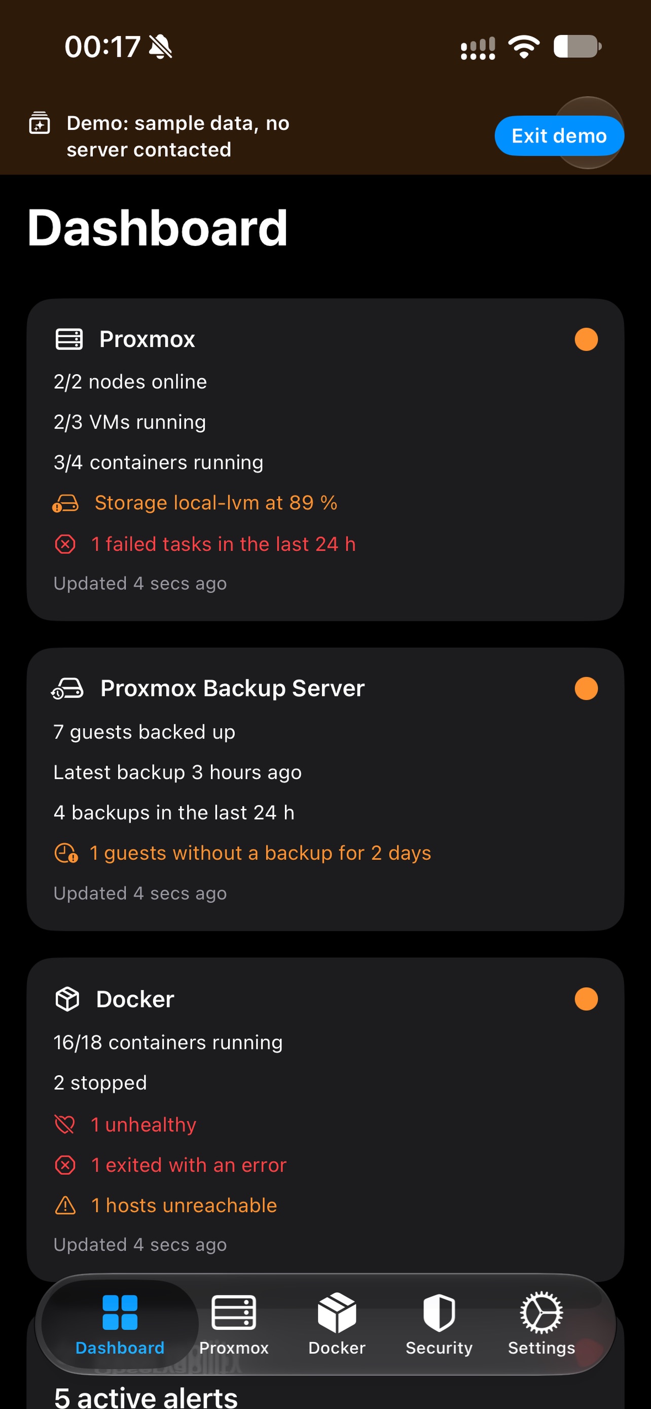 Screenshot 1 of Labwatch