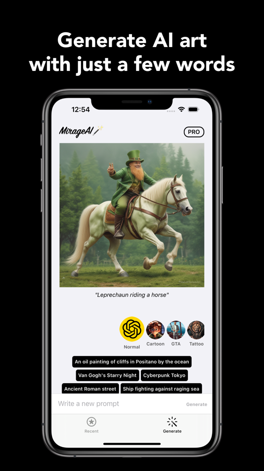 #2. Dall E 3 AI Generator - Mirage (iOS) By: Bacchus Labs