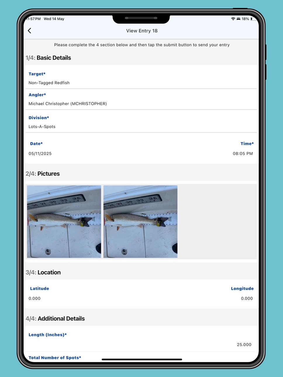 iPad screenshot
