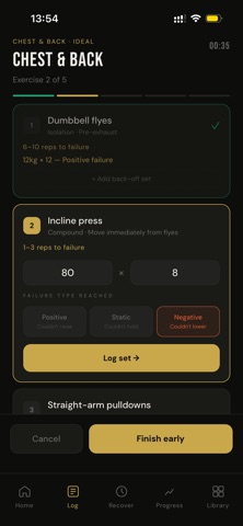 Intensity: Heavy Duty Training iPhone screenshot