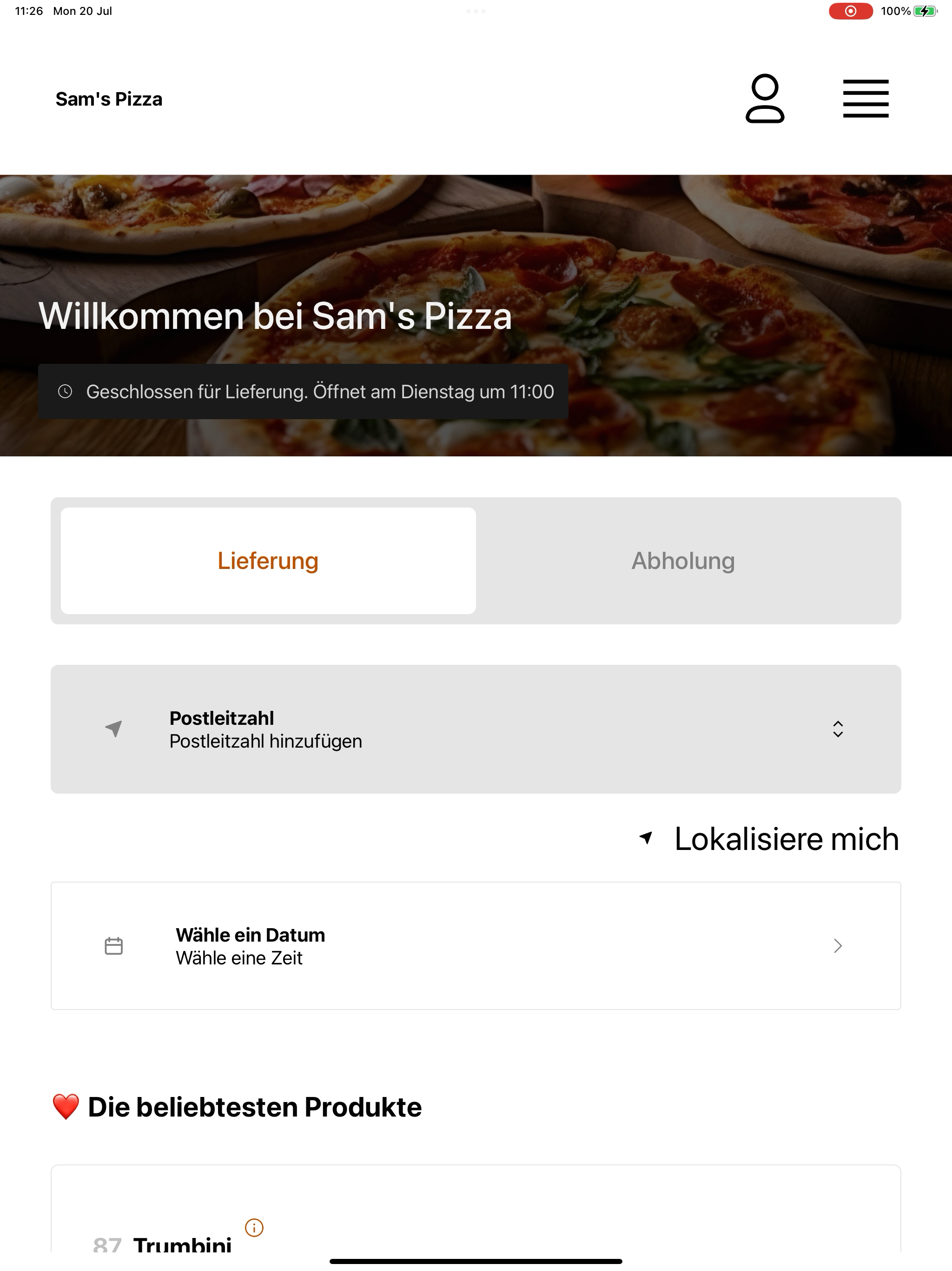 Sam's Pizza screenshot 14