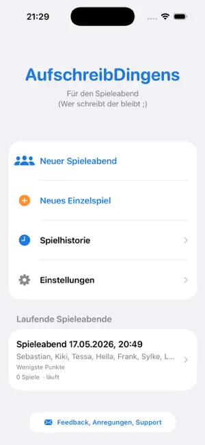 AufschreibDingens screenshot 1