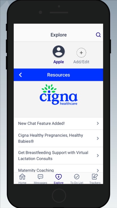 Cigna Healthy Pregnancy Screenshot