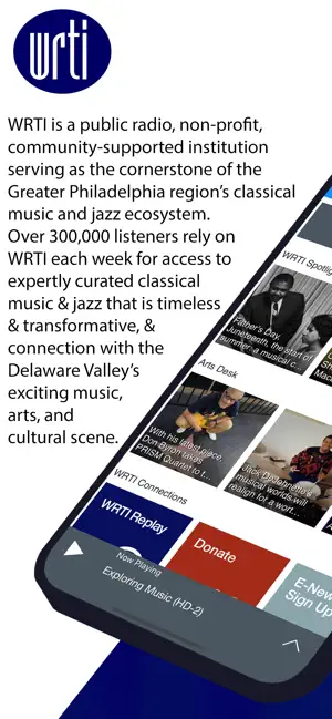 Classical Music & Jazz WRTI screenshot 1