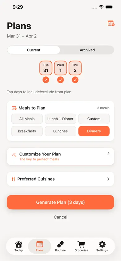 Alimenta - AI Meal Planner screenshot 3