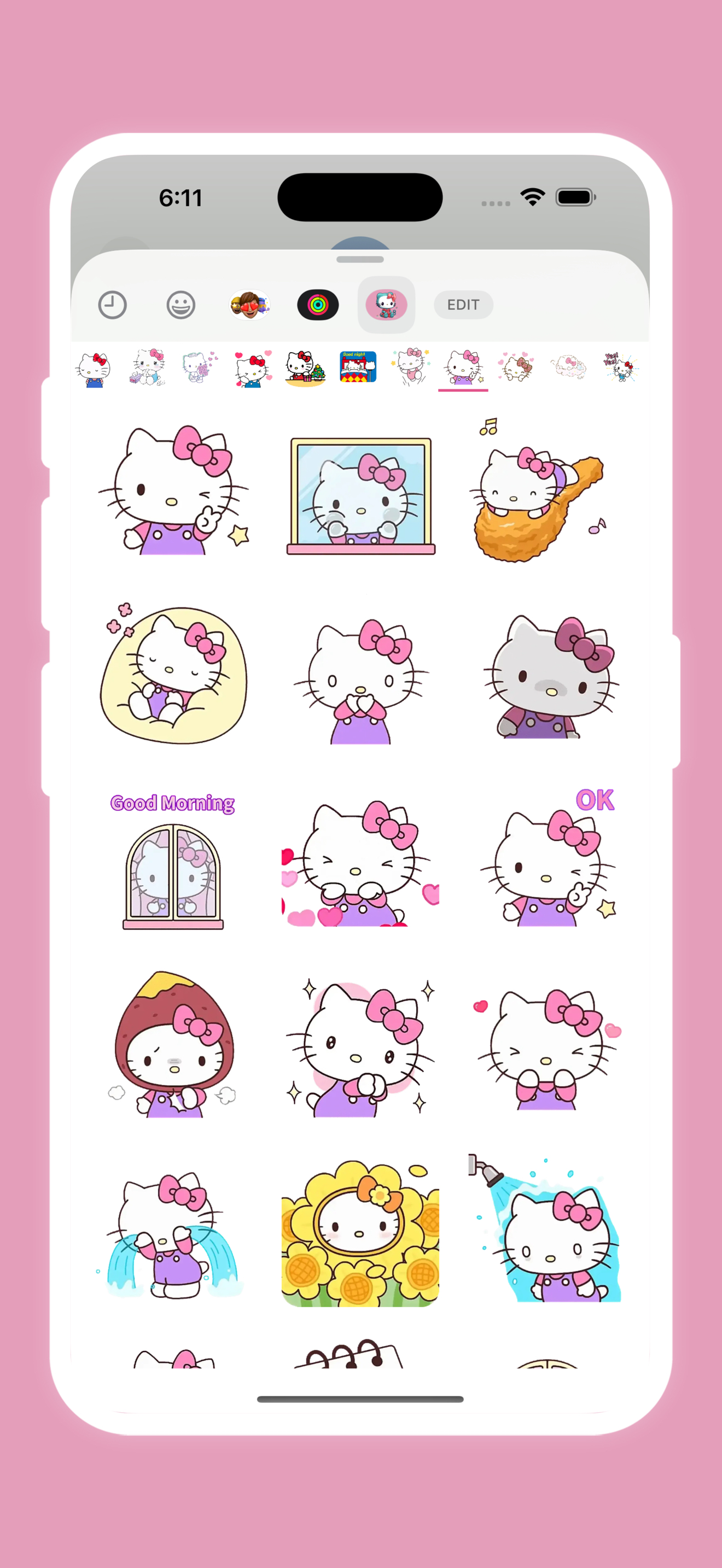 Hello Kitty Sticker Packs