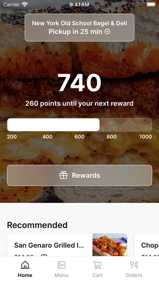 New York Bagel Deli iPhone screenshot 1 - Food & Drink app