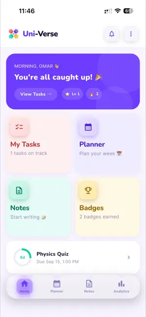 Uni-Verse: Student Life screenshot 2