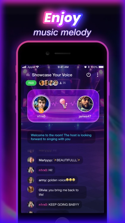 Sparkly: Sing & Chat