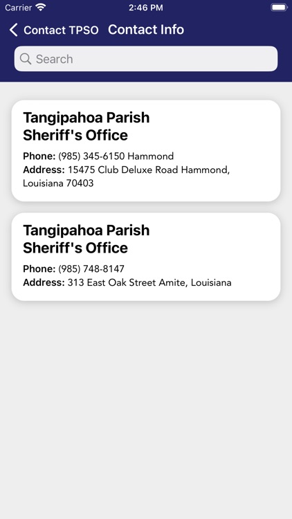 Tangipahoa Parish Sheriff