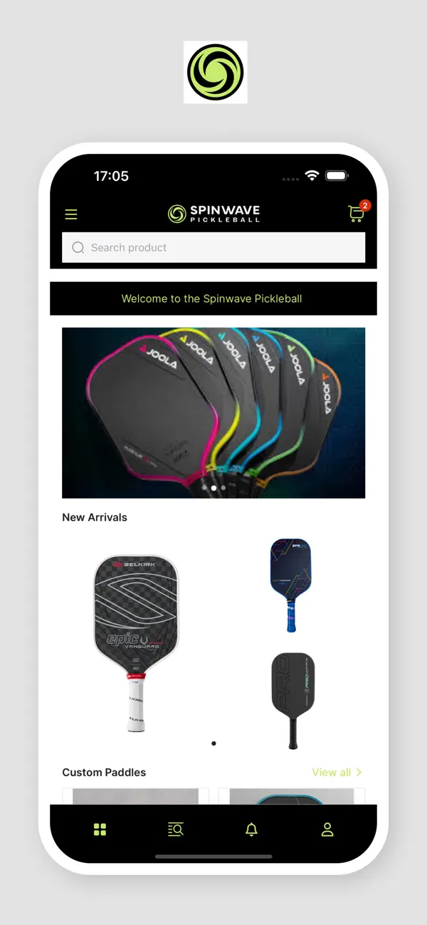 Screenshot #1 pour Spinwave Pickleball