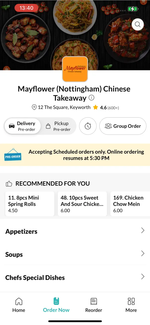Screenshot #2 pour Mayflower Chinese Takeaway
