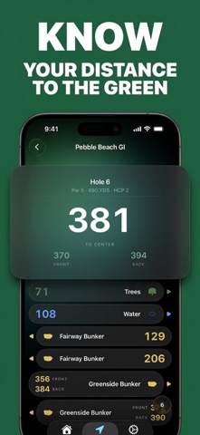 Golf Scorecard: SwiingGPS Screenshot 1 of 3
