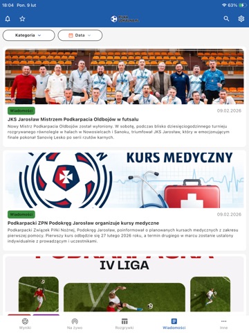 Piłka Lokalna iPad screenshot 4
