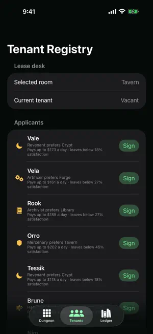 Lairlease: Dungeon Manager screenshot 2