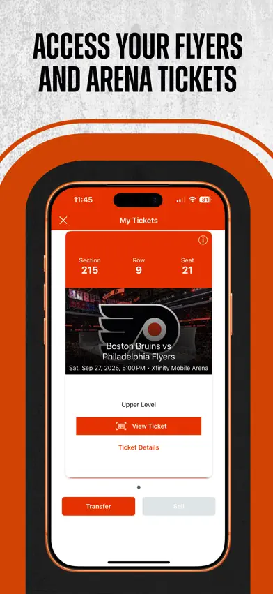 Philadelphia Flyers App screenshot 1