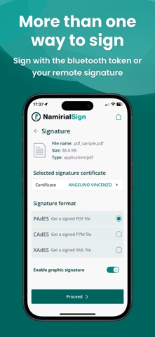 Namirial Sign Screenshot 2 of 6