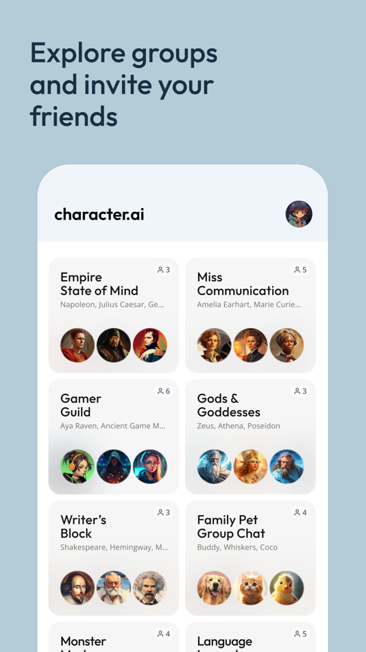 #6. Character AI: Chat, Talk, Text (iOS) Podle: Character.AI