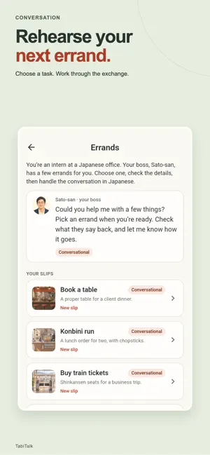 TabiTalk: Daily-Life Japanese screenshot 3