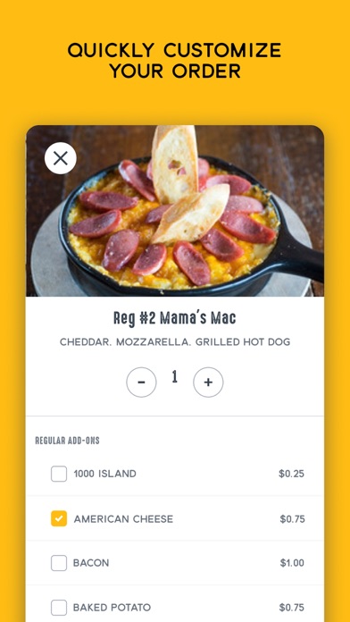 MACS Macaroni And Cheese Shop iPhone screenshot 2 - Food & Drink app