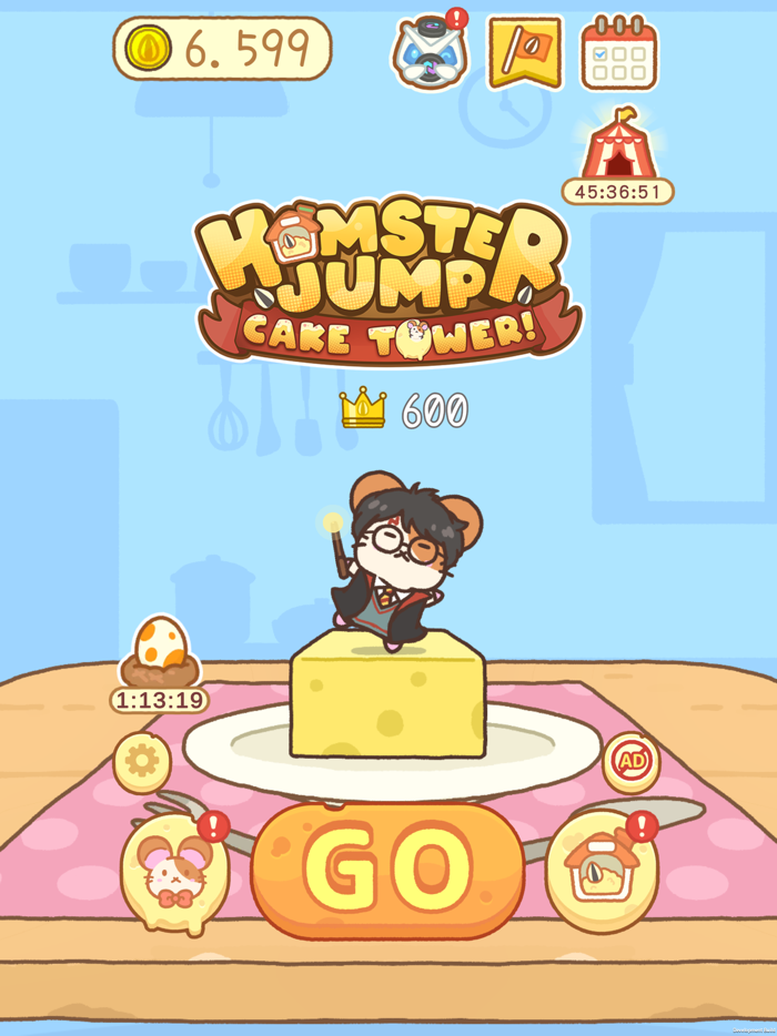 Hamster Jump Cake Tower