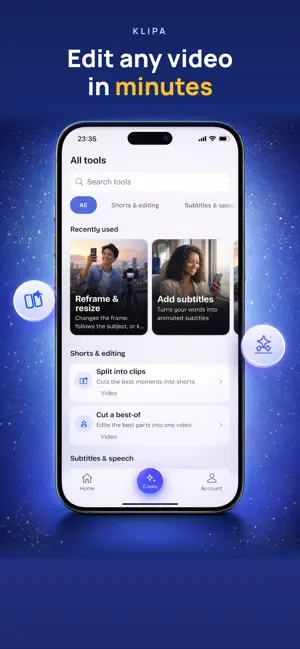 Klipa: AI Video Editor & Maker screenshot 3