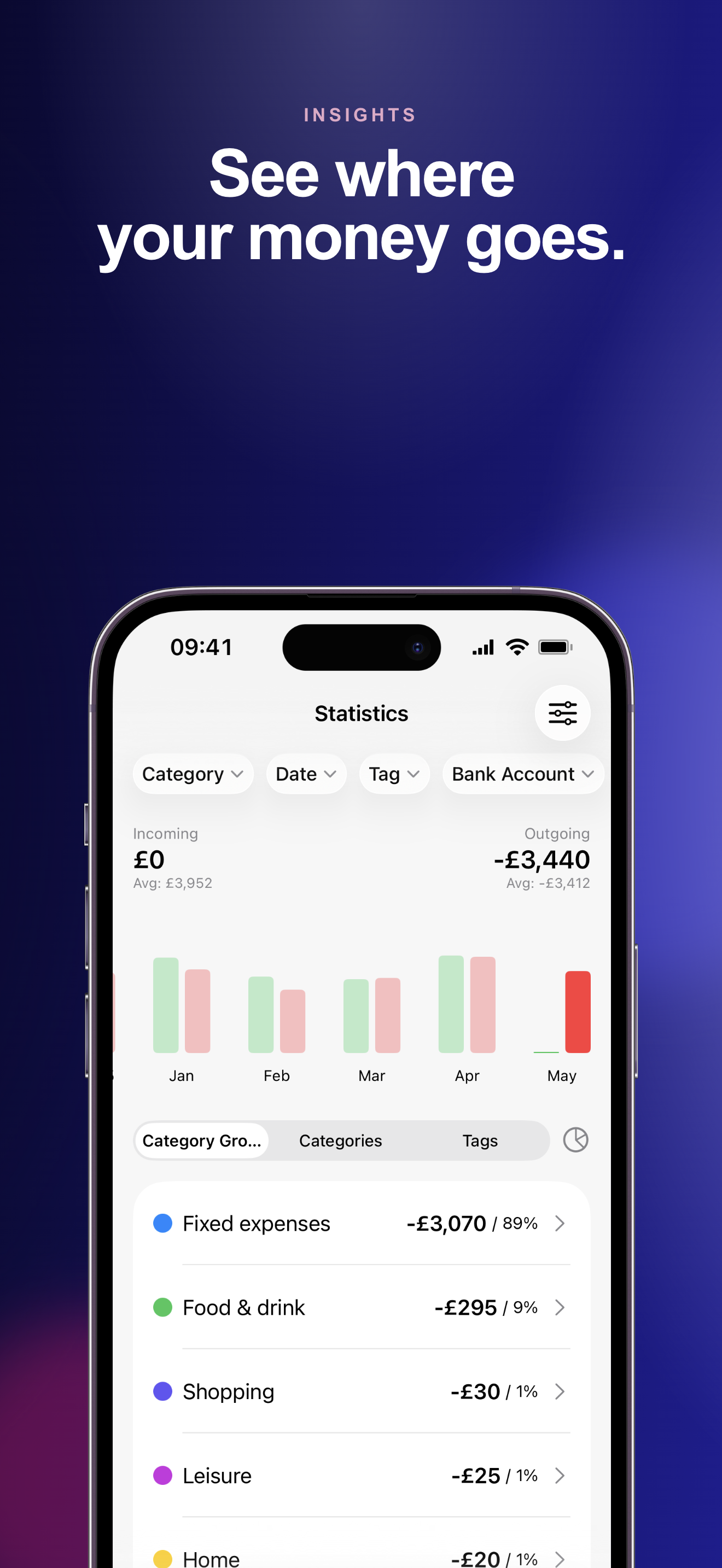Penge - Track your spending