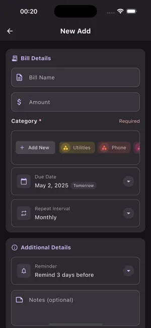 Bill Tracker Grand screenshot 4