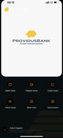 Providus Card App screenshot