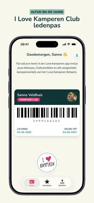 I Love Kamperen Club iPhone screenshot 1