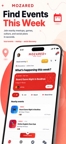 Mozared: Events Nearby screenshot