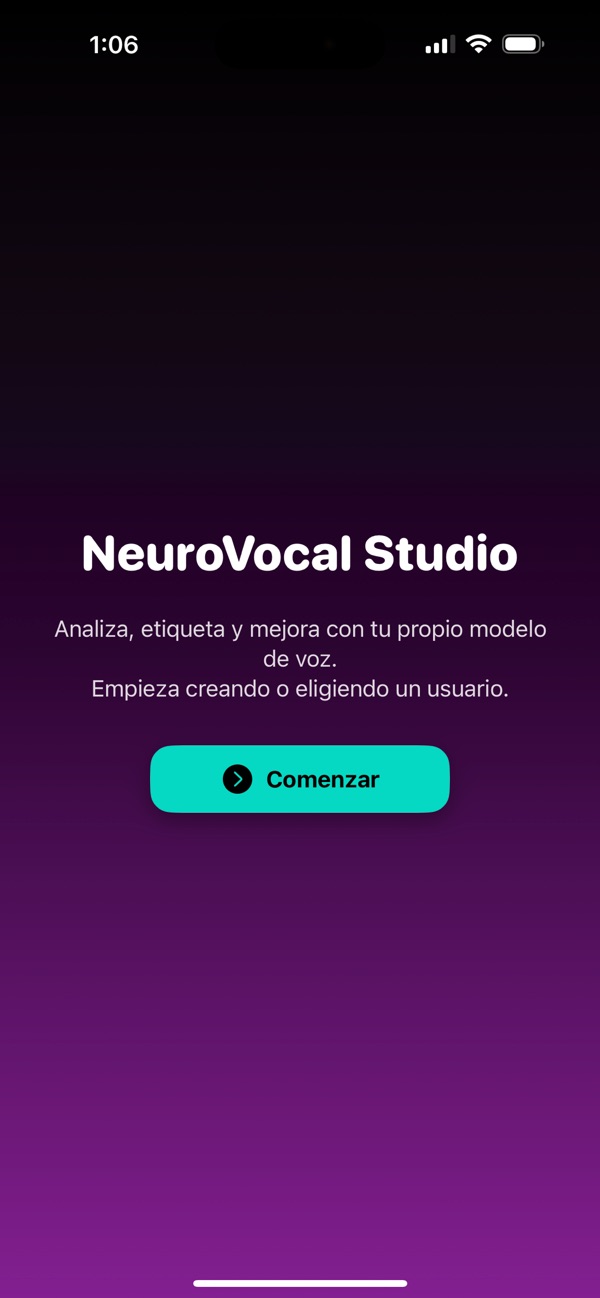 NeuroVocal — captura 1