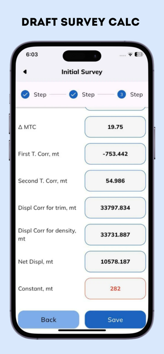 Bridge Calc: Draft & Ballast Screenshot 3 of 8