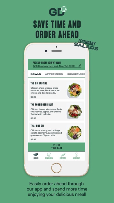 Green District Salads Screenshot