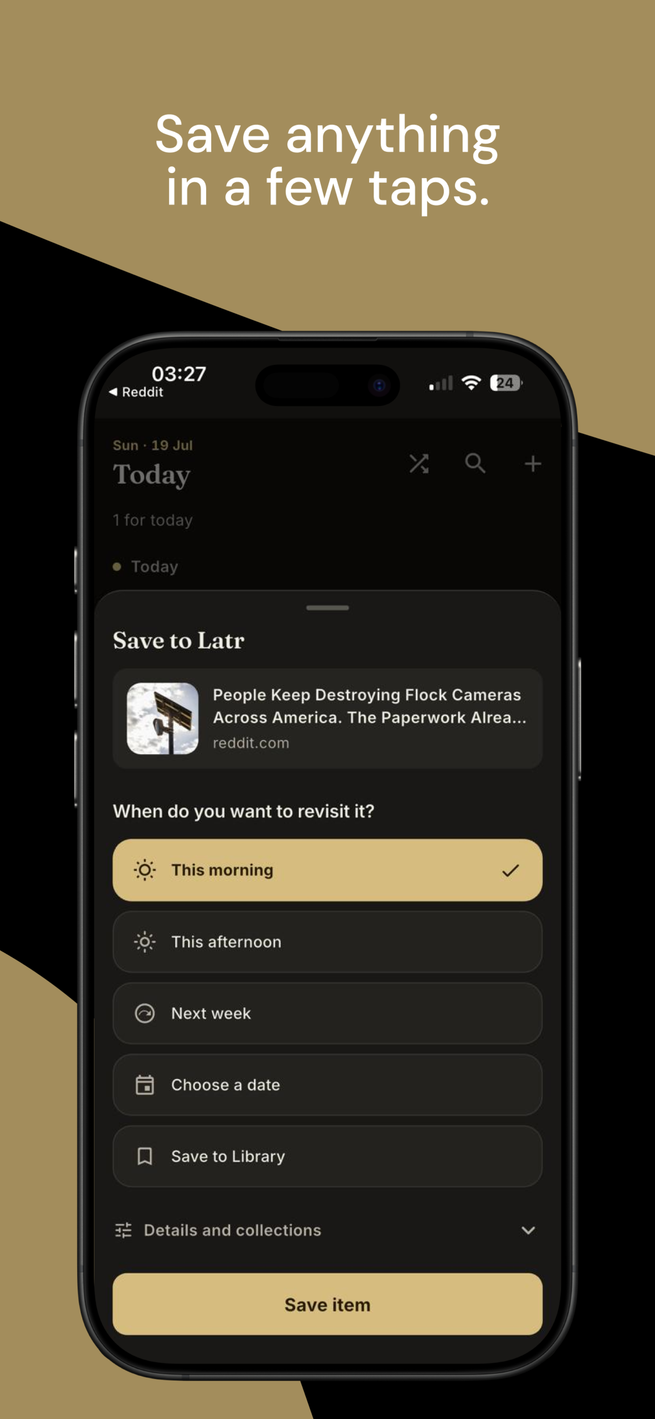 Latr: Save Links for Later screenshot 4
