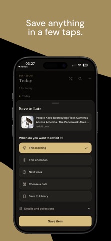 Latr: Save Links for Later screenshot