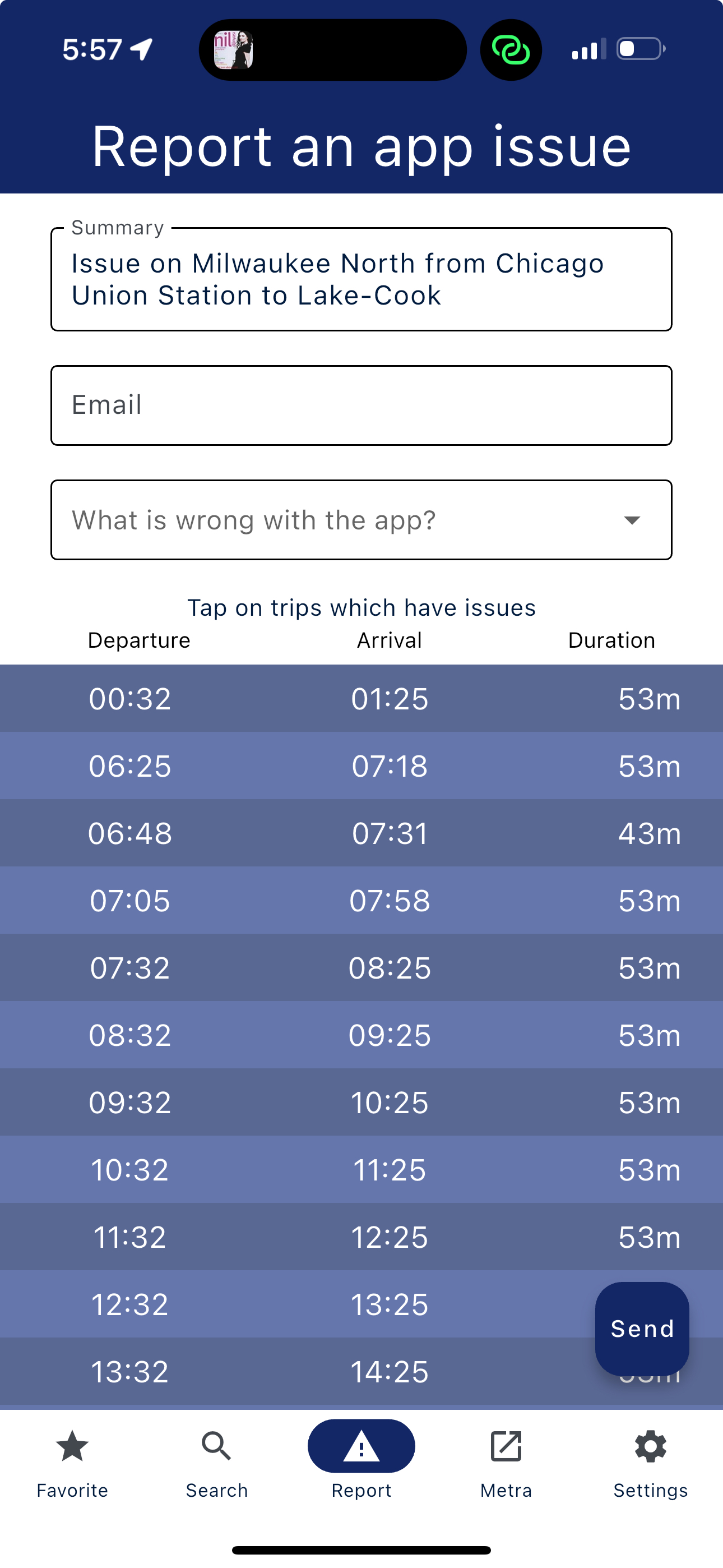 Metra Rider - Train Schedules