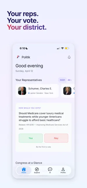 Politik App screenshot 2