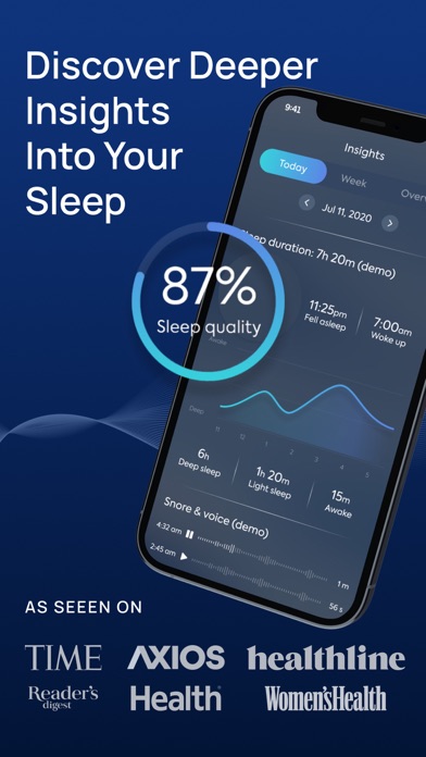 The sleep tracker, sleep cyclе Screenshot